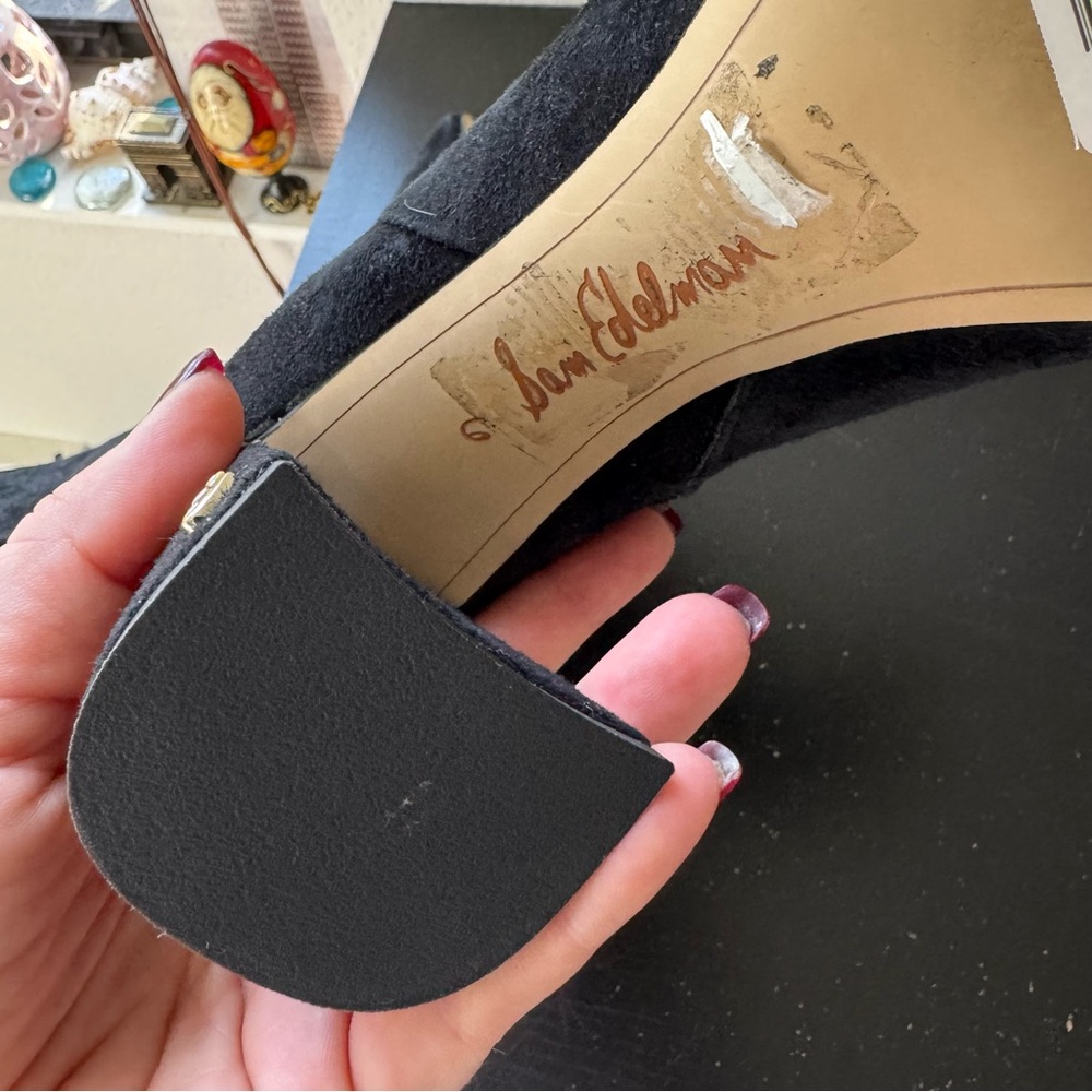 NWT SAM EDELMAN CODIE ANKLE BLACK BOOTIE Sz 6 (NO original box) - Picture 12 of 13